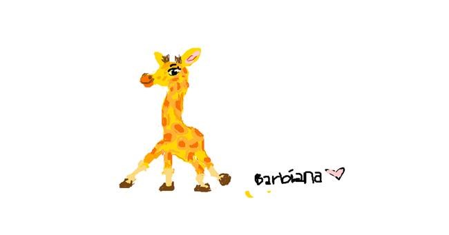 Giraffe-Zeichnung von barbiana