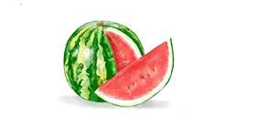 Wassermelone-Zeichnung von GJP