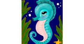 Drawing of Seahorse by MEL