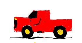 Drawing of Truck by Maddie