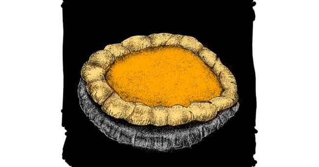 Kuchen-Zeichnung von Dettale