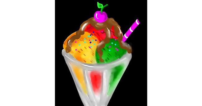 Drawing of Ice cream by 🍔🥤😋