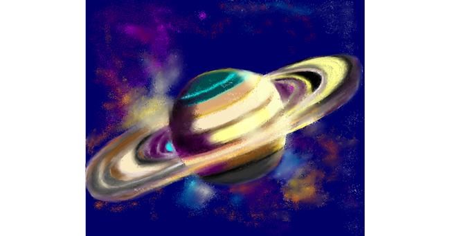 Saturn - autor: Yasi