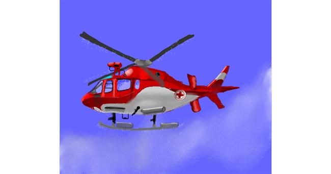 Drawing of Helicopter by IThinkWereDoomed