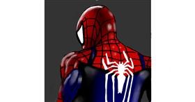 Drawing of Spiderman by Joze