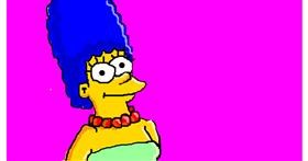 Marge Simpson-Zeichnung von ale