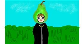 Drawing of Pear by Trapdoor