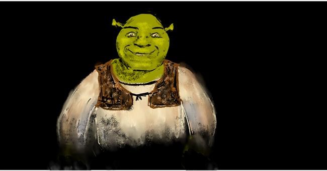 Drawing of Shrek by Eclat de Lune