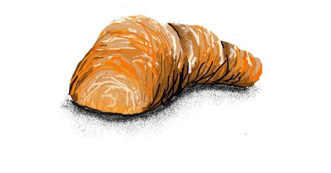 Drawing of Croissant by Jack536