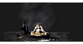Drawing of Pancakes by Chaching