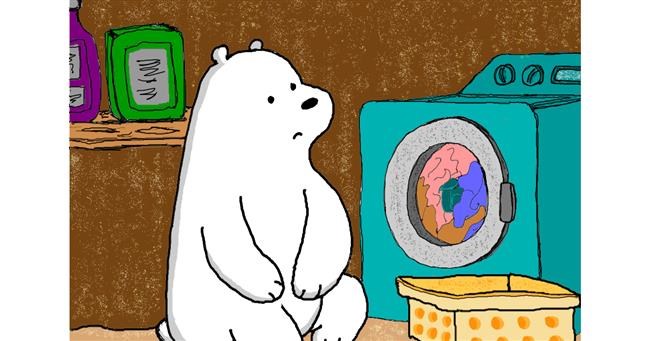 Drawing of Polar Bear by InessA