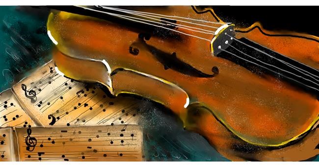 Violina - autor: Mandy Boggs