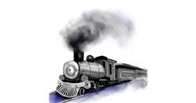 Drawing of Train by Яandi