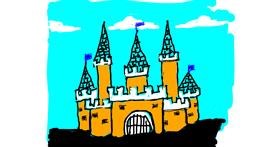 Drawing of Castle by Cherri