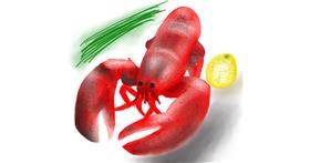 Drawing of Lobster by 🇭🇰 Acemca Lam