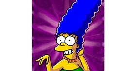 Marge Simpson-Zeichnung von Joze