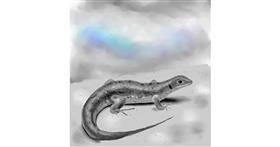 Drawing of Lizard by Яandi