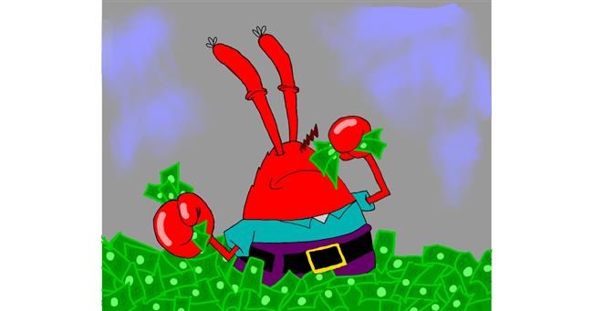 Mr. Krabs (SpongeBob)-Zeichnung von Zuli