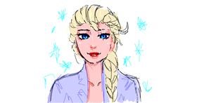 Elsa (Disney)-Zeichnung von Poop