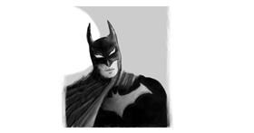 Drawing of Batman by Sara