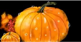 Drawing of Pumpkin by Eclat de Lune