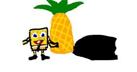 Drawing of Pineapple by snoots