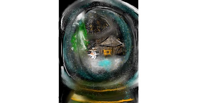 Drawing of Snow globe by Hairik