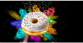 Drawing of Donut by Eclat de Lune