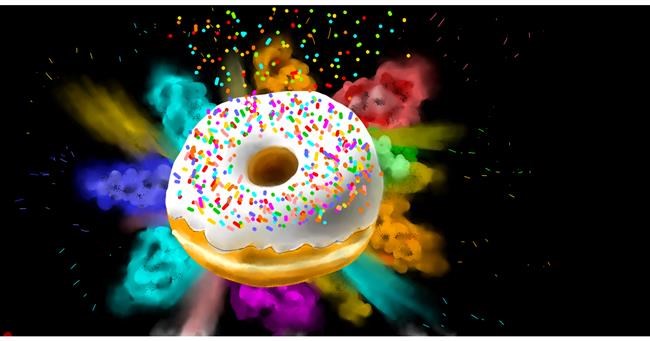 Drawing of Donut by Eclat de Lune