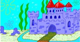 Drawing of Castle by InessA