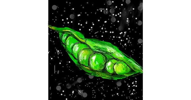 Drawing of Peas by KayXXXlee