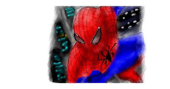 Spiderman-Zeichnung von Doodle