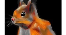 Drawing of Squirrel by Edgar