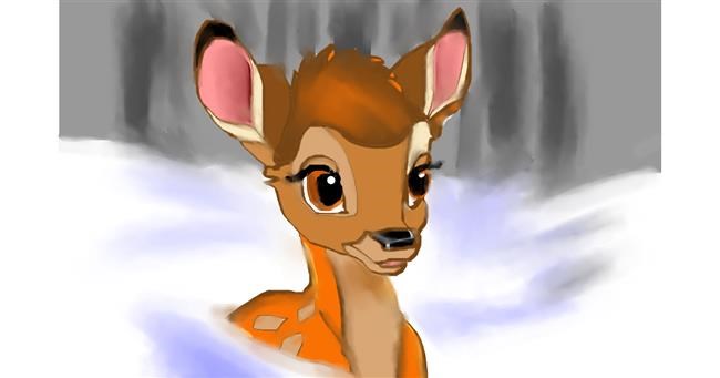 Drawing of Bambi by DrawSomething