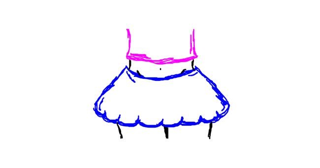 Drawing of Skirt by Anon