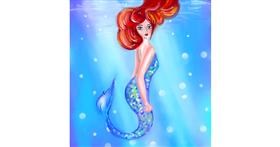 Drawing of Mermaid by ⋆su⋆vinci彡