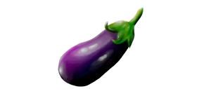 Drawing of Eggplant by Katie