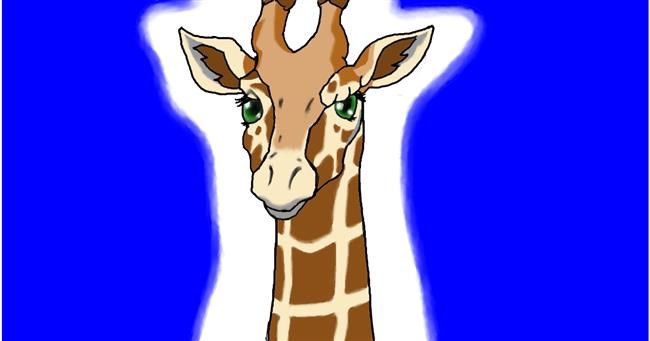 Giraffe-Zeichnung von InessA