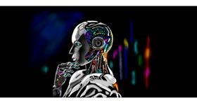 Drawing of Robot by Chaching