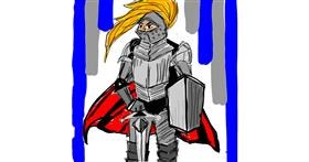 Drawing of Knight by Fazila