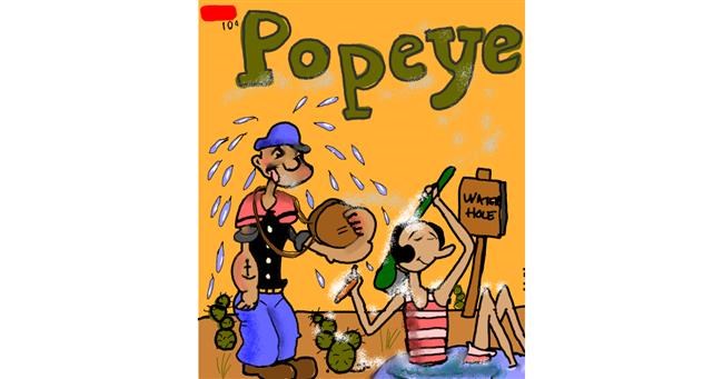 Popeye-Zeichnung von Leah