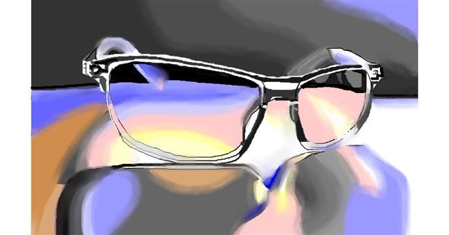 Drawing of Glasses by Edgar