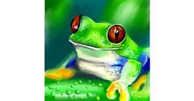 Drawing of Frog by ⋆su⋆vinci彡