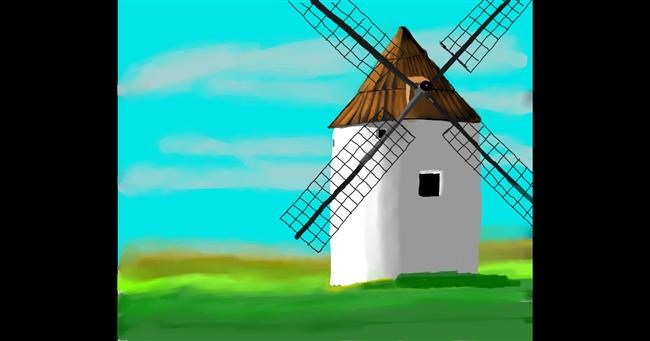 Drawing of Windmill by ImagineBastille