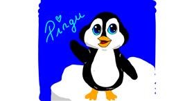 Pinguin-Zeichnung von Laura96