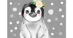 Drawing of Penguin by Unknown