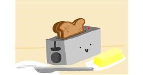 Toaster-Zeichnung von Redd_Pandaii