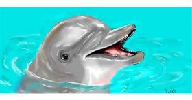 Drawing of Dolphin by Una persona