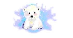 Drawing of Polar Bear by DebbyLee