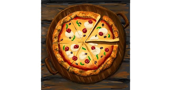 Pizza - autor: Andromeda